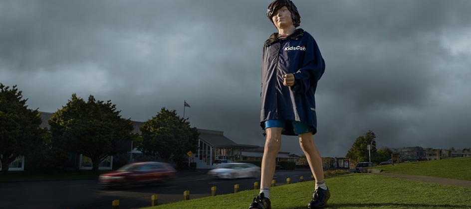 KidsCan, Droga5 turn Auckland sculpture into a poverty statement